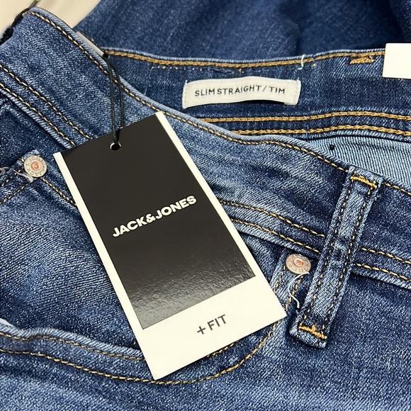 NEW Jack & Jones Classic Slim Straight / Tim Fit Jeans Men’s Big & Tall Sz 44x32 - Picture 7 of 13